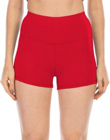 img 3 attached to 🩳 ATHVOTAR High Waisted Spandex Shorts for Women, Booty Yoga Workout Biker Shorts