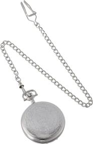 img 2 attached to Charles Hubert Paris Mechanical Pocket Watch Men's Watches for Pocket Watches