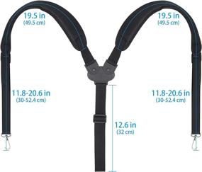 img 2 attached to 🏌️ Enhance Your Golf Bag Comfort with LZFAN Universal Adjustable Replacement Shoulder Strap: Padded, Durable, and Versatile Golf Bag Accessory!