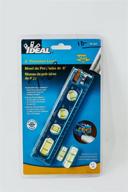 🔧 ideal 6-inch electrician level 35-207 with 4 vials & magnetic jaw logo