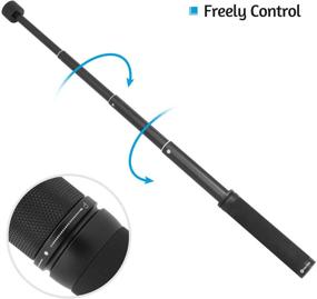 img 2 attached to 📹 Versatile V3 Handheld Stabilizer Extension Pole Stick Rod Bar for Feiyu G6/G6 Plus/SPG2/SPG/WG2/WG2X/G5GS Gimbal - Max.52.8cm Long