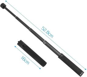 img 3 attached to 📹 Versatile V3 Handheld Stabilizer Extension Pole Stick Rod Bar for Feiyu G6/G6 Plus/SPG2/SPG/WG2/WG2X/G5GS Gimbal - Max.52.8cm Long