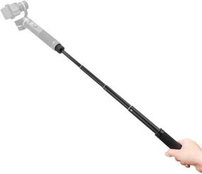 img 1 attached to 📹 Versatile V3 Handheld Stabilizer Extension Pole Stick Rod Bar for Feiyu G6/G6 Plus/SPG2/SPG/WG2/WG2X/G5GS Gimbal - Max.52.8cm Long