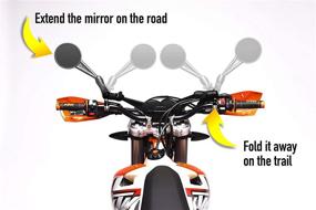 img 2 attached to Бескомпромиссные зеркала Doubletake Mirror для мотоцикла