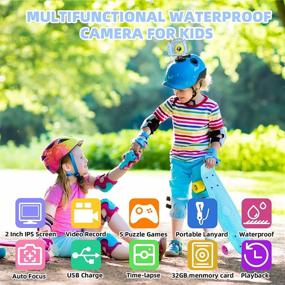 img 3 attached to 🏊 Waterproof Miiulodi Kids' Electronics - Perfect for Birthday, Christmas, Underwater Fun!