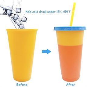 img 1 attached to Changing Tumblers Straws Reusable Plastic