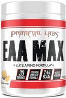 🍊 primeval labs eaa max: fuel your workout and enhance recovery with amino acid supplement powder, bcaas, eaas, electrolytes, hydration & performance support – keto friendly! (orange sherbet, 30 servings) logo