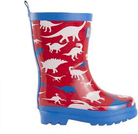 img 4 attached to 👦 Printed Rain Boots for Hatley Boys