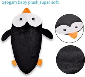 img 2 attached to 🐧 Catalonia Penguin Tails Blanket for Kids – Super Soft Plush Sleeping Bag Gift Idea for Toddlers, Children, Teens, Boys, and Girls