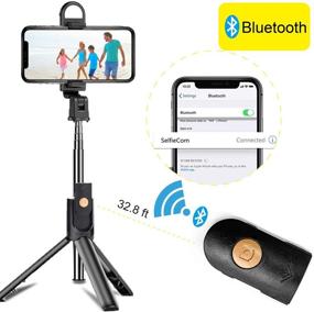 img 3 attached to Selfie Sticks Tripods Bluetooth Extendable