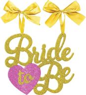 amscan bride glittered chair sign logo