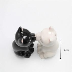 img 2 attached to 🐱 Add Whimsical Charm to Your Kitchen With Love Kitty Cat Salt and Pepper Shaker Sets & Cute Stirring Spoons