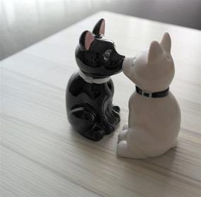 img 3 attached to 🐱 Add Whimsical Charm to Your Kitchen With Love Kitty Cat Salt and Pepper Shaker Sets & Cute Stirring Spoons