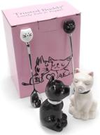 🐱 add whimsical charm to your kitchen with love kitty cat salt and pepper shaker sets & cute stirring spoons logo