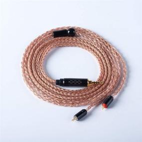 img 1 attached to 🔌 High-Quality Braided Audio Cable: HifiHear 16 Core 6N Single Crystal Copper IEM Earphone Cable for KZ ZST ZS10 ZSR ZS6 ZS5 ZS4 AS10(2PIN 2.5)