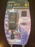 sony microcassette recorder rechargable battery logo