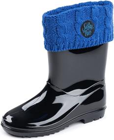 img 1 attached to 🧦 Комфортные и стильные зимние носки и колготки: сверху – косынка, внутри – флис.