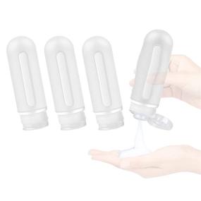 img 4 attached to 🧴 Leakproof Silicone Travel Bottles by Cliusnra: Your Reliable Travel Companion