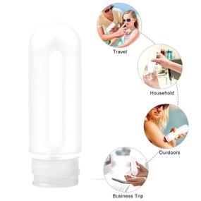 img 3 attached to 🧴 Leakproof Silicone Travel Bottles by Cliusnra: Your Reliable Travel Companion