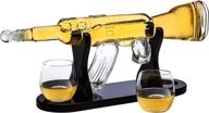 🔫 revolutionize your drinking experience with rifle gun whiskey decanter glasses логотип