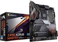 материнская плата gigabyte z490 aorus lga1200 - компоненты компьютера логотип