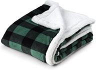 trailcrest sherpa blanket pattern outdoors logo