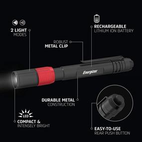 img 3 attached to Powerful Energizer Rechargeable Pen Light: Weather-Resistant Mini Flashlight with 400 Lumens, Perfect for Mechanic Tools