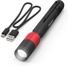 img 4 attached to Powerful Energizer Rechargeable Pen Light: Weather-Resistant Mini Flashlight with 400 Lumens, Perfect for Mechanic Tools