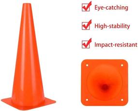 img 3 attached to Traffic Training Basketball Football Activity Safety Products for Occupational Health