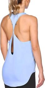 img 2 attached to Turn up the Heat with Tremaker's Women's Workout Tops: Yoga Tank Tops, Athletic Sleeveless Activewear, and Running Sports Shirts with an Alluring Open Back Twist