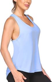 img 3 attached to Turn up the Heat with Tremaker's Women's Workout Tops: Yoga Tank Tops, Athletic Sleeveless Activewear, and Running Sports Shirts with an Alluring Open Back Twist