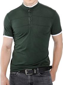 img 4 attached to Fashion Sleeve Shirts Lightweight Tshirts Men's Clothing for Shirts
