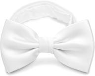 stylish pre-tied toddler boy's accessories: bows n ties solid color collection logo