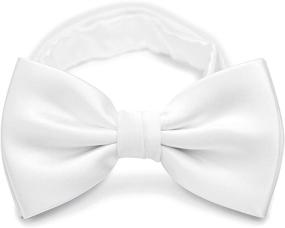 img 3 attached to Stylish Pre-Tied Toddler Boy's Accessories: BOWS N TIES Solid Color Collection