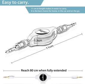 img 2 attached to Auxiliary Fasgear Retractable Compatible Cellphone