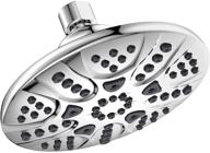 💦 newest high pressure 6 inch fixed shower head with 5 functions | hopopro - wall mount bathroom rainfall shower head for luxury shower experience and high flow water | best shower head logo