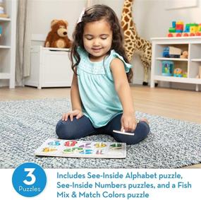 img 3 attached to Revitalize Your Child's Mind with Melissa & Doug's Classic Wooden Puzzles