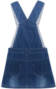 img 2 attached to 👗 Peacolate 3: Fashionable Overalls Pull-Up Jumpsuits for Girls, Ages 12 and Over