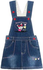 img 3 attached to 👗 Peacolate 3: Fashionable Overalls Pull-Up Jumpsuits for Girls, Ages 12 and Over