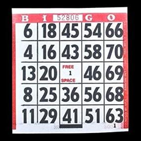 img 3 attached to Large Print Bingo Paper Cards Sports & Fitness