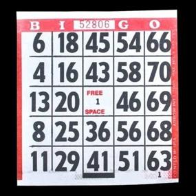 img 2 attached to Large Print Bingo Paper Cards Sports & Fitness