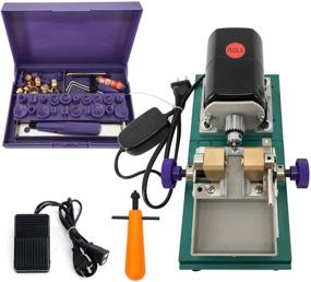 img 4 attached to 👗 YaeTek Complete Pearl Drilling Holing Machine Set - Stepless Jewelry, Jade, and Pearl Driller Tools for Shell, Coral, Amber, Stone, Silver