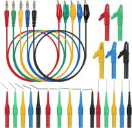 🔌 versatile camway 25pcs back probe test lead: enhance multimeter diagnosis with 15pcs back probe pins, 5pcs banana plug to alligator clip, and 5 pcs alligator clips for circuit testing logo