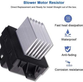 img 3 attached to 🔥 High-Quality HVAC Blower Motor Resistor: Compatible with 2006-2012 Ford Fusion, 2007-2011 Lincoln MKZ & Mercury Milan; Replaces OEM # 8E5Z19E624A, JA1712, YH-1825, 4P1589