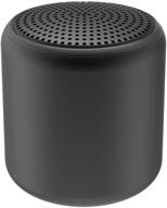 переносной bluetooth-динамик baolira bluetooth mini speaker - кристально чистое стерео и tws-пара | совместим с iphone и смартфонами (черный) логотип