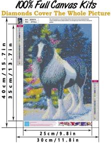 img 1 attached to Алмазная живопись лошадей: Очарование домашнего декора с DIY 5D horse art