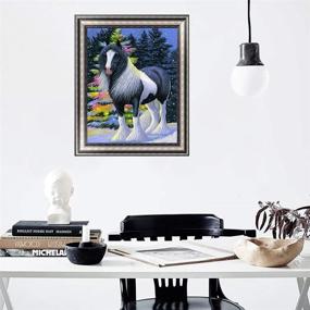 img 3 attached to Алмазная живопись лошадей: Очарование домашнего декора с DIY 5D horse art