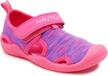 nautica kettle protective closed toe sandal red sports & fitness logo