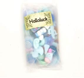 img 1 attached to 🎨 Halloluck 50 Pcs Slime Charms Easter DIY Craft Making Resin Jewelry Kit, Flatback Slime Beads for Scrapbooking Crafts, Sky Blue Series, Resin Supplies