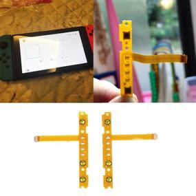 img 3 attached to 🎮 Comidox Replacement SR SL Left Right Button Key Flex Cable for Nintendo Switch Joy-Con Controller - 2PCS SR+SL